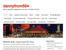 Tablet Screenshot of dannyfrom504.com